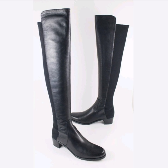 STUART WEITZMAN OVER-THE-KNEE 50/50 RESERVE BOOTS EUC - Picture 2 of 14